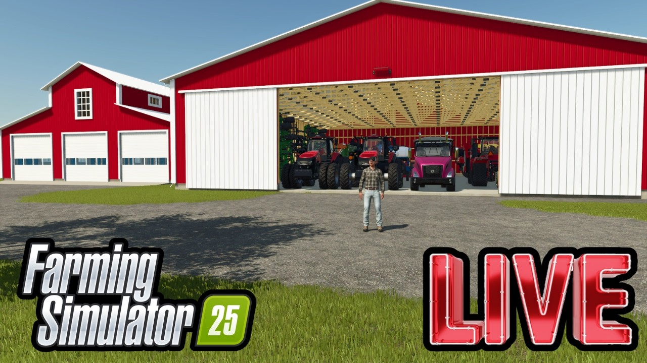 Let's Get Some Work Done On The Farm Livestream |Farming Simulator 25