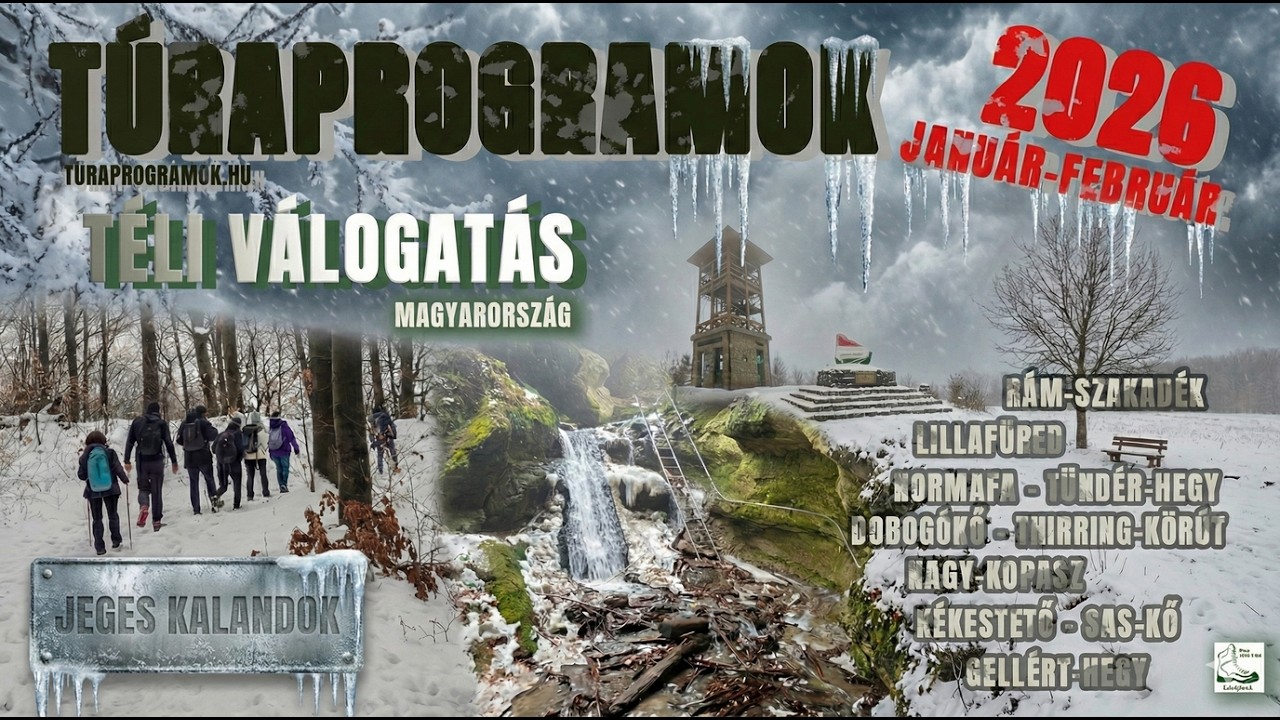 🇭🇺 Magyar Téli Túrák 2026 | ❄️Január–Februári Válogatás, amit látnod kell!