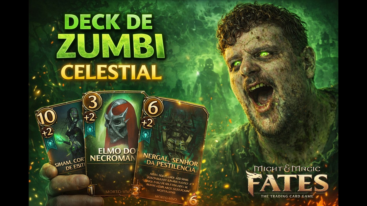 Deck de Zumbi Agora com LENDÁRIA no Celestial - Might & Magic Fates