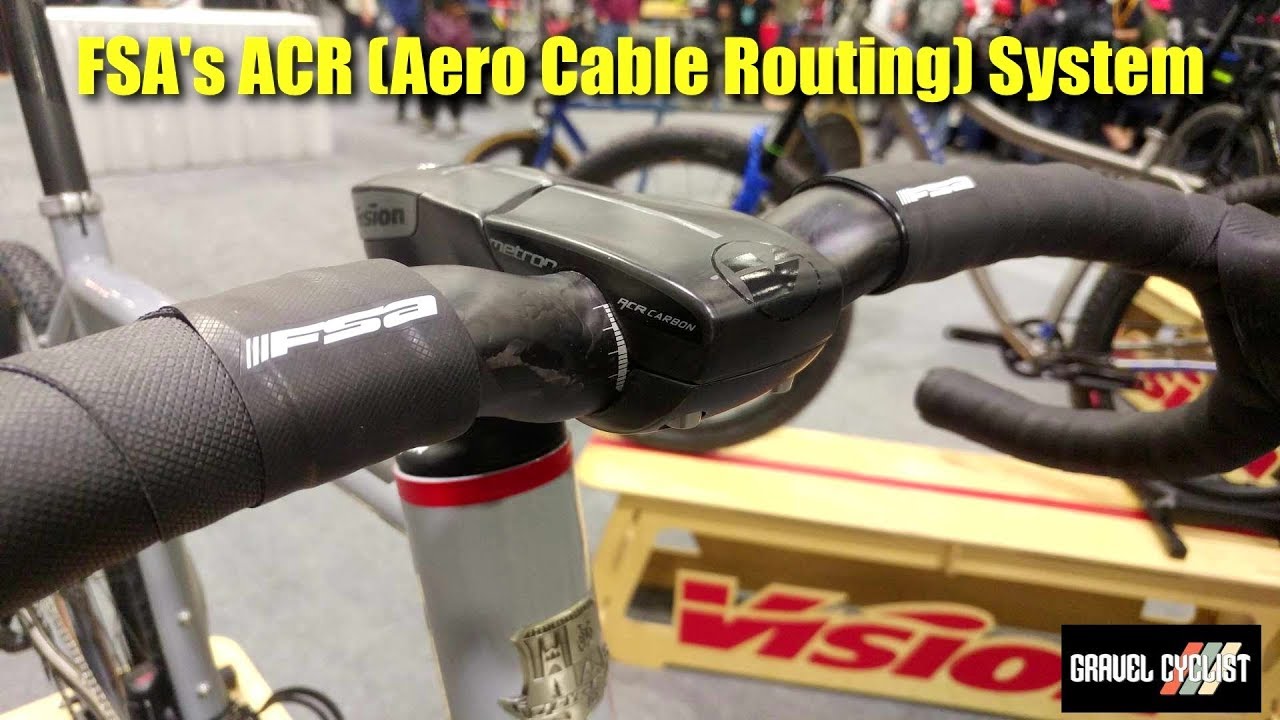 FSA's ACR (Aero Cable Routing) System + Ti Cycles Gravel Bike with FSA WE!