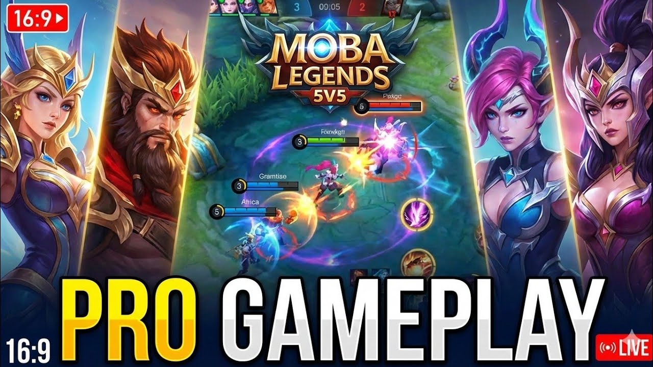 MOBA Legends 5v5 is an intense, fast-paced multiplayer online battle arena experience 🥰🥰✅