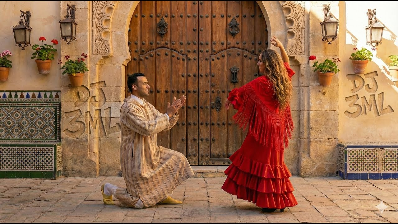 DJ 3ML :HABIBI MI AMOR 🇲🇦🇪🇸 | Arabic x Spanish Flamenco RAI FUSION (Official Video)