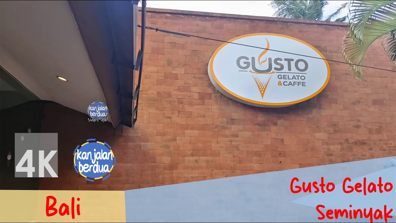 4K gusto gelato, seminyak, bali
