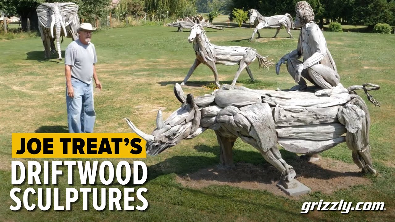 Amazing Driftwood Animal Sculpture Artist in Bow, WA - Joe Treat