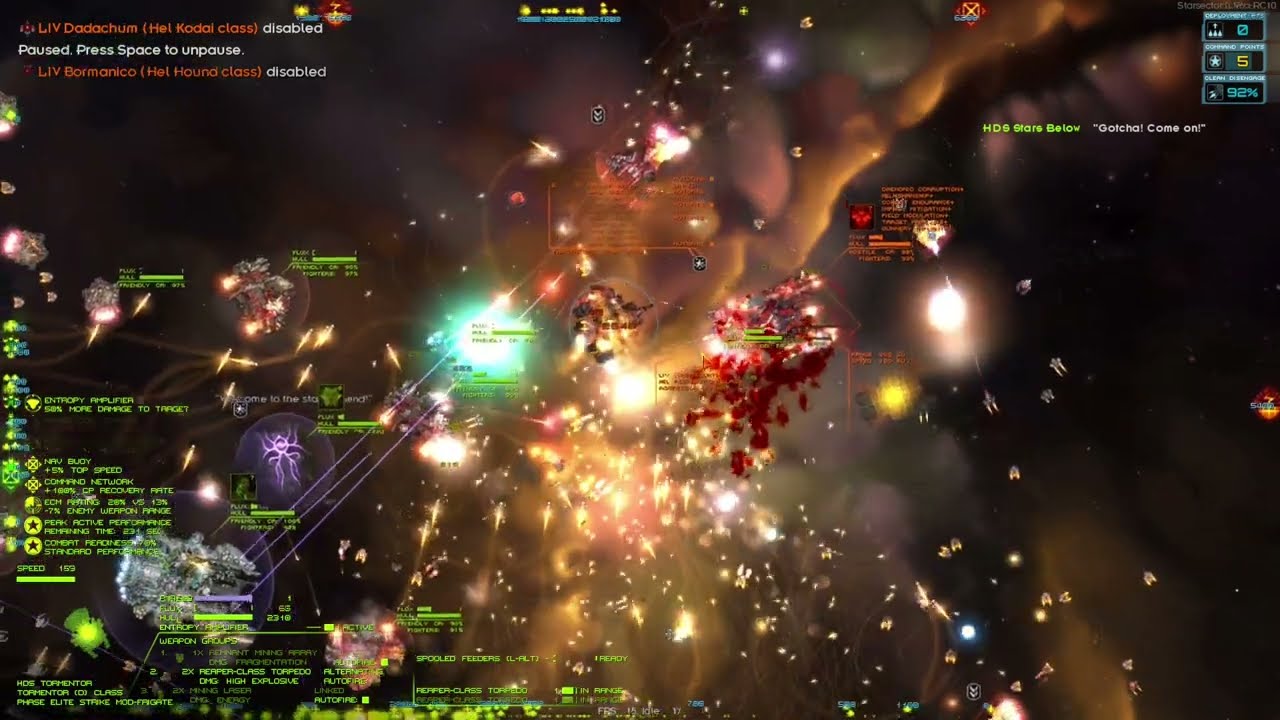 Starsector - Tahlan Shipworks: Carrier Fleet vs. Legio Unchained
