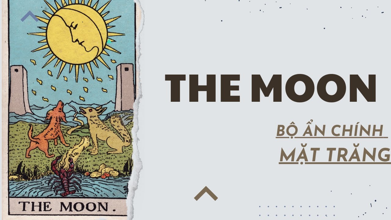 Tự học Tarot | Phân tích chi tiết lá The Moon.