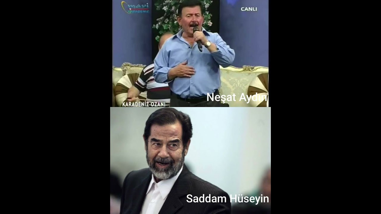 Neşat Aydın- Saddam Hüseyin