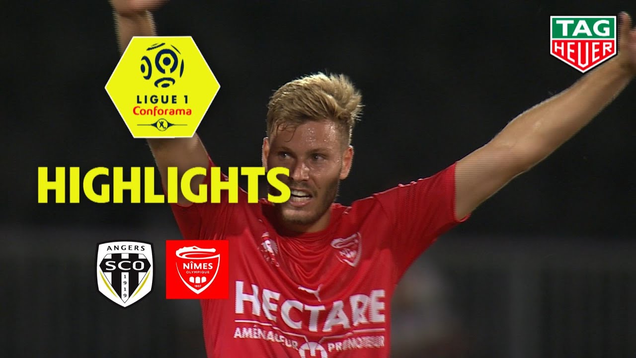 Angers SCO - Nîmes Olympique ( 3-4 ) - Highlights - (SCO - NIMES) / 2018-19
