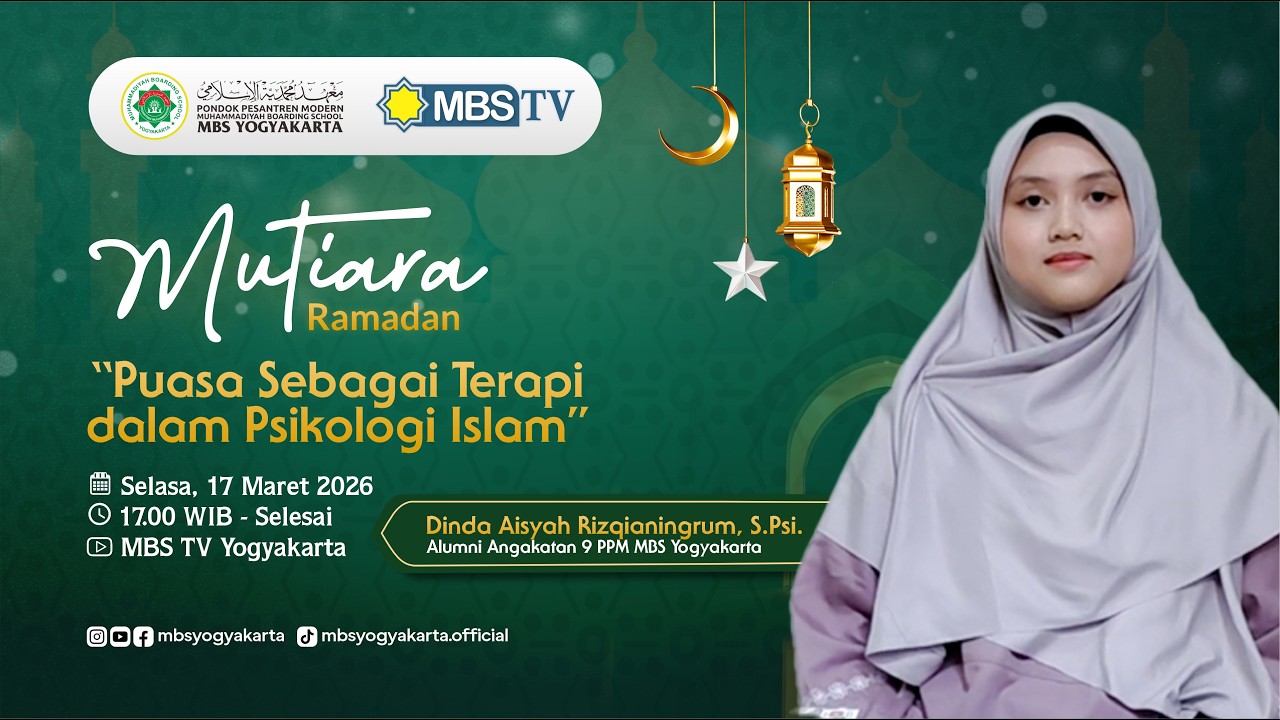 Dinda Aisyah Rizqianingrum, S.Psi. | Alumni Angkatan 9 | Puasa Sebagai Terapi dalam Psikologi Islam