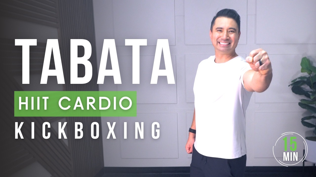 Тренировка по кикбоксингу TABATA стоя для сжигания калорий [HIIT-кардио]