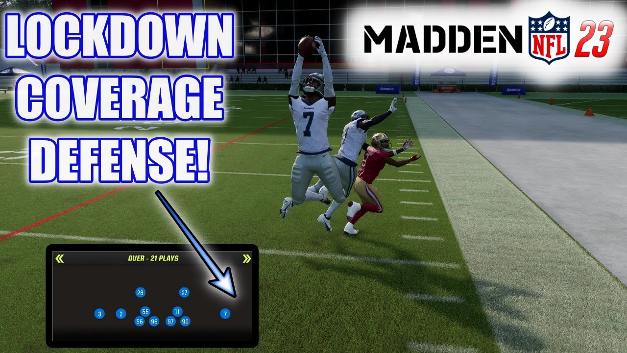 THIS SECRET MADDEN 23 COVERAGE DEFENSE IS INSANE! LOCKDOWN COVERAGE & FAST PRESSURE!
