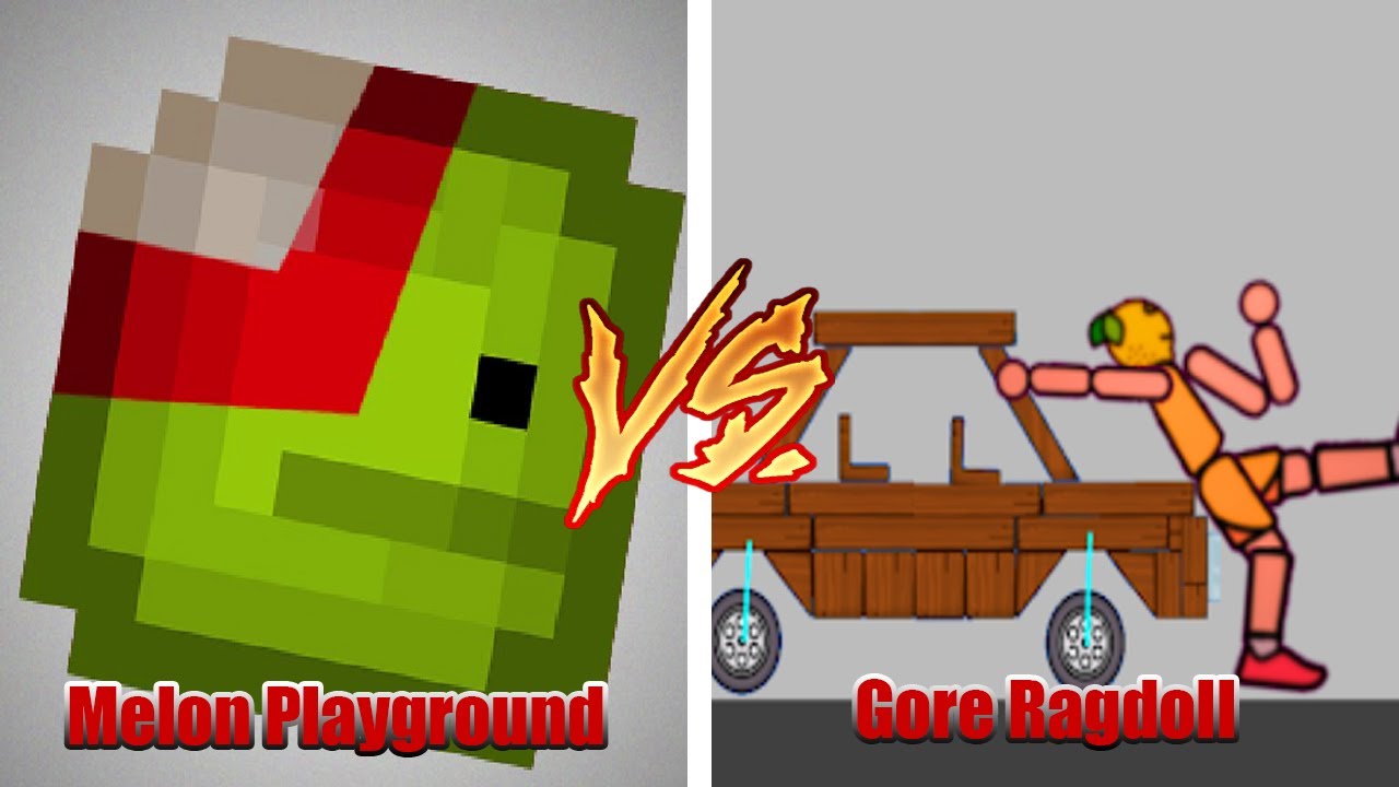 Melon Playground vs Gore Ragdoll Playground | Which is better?