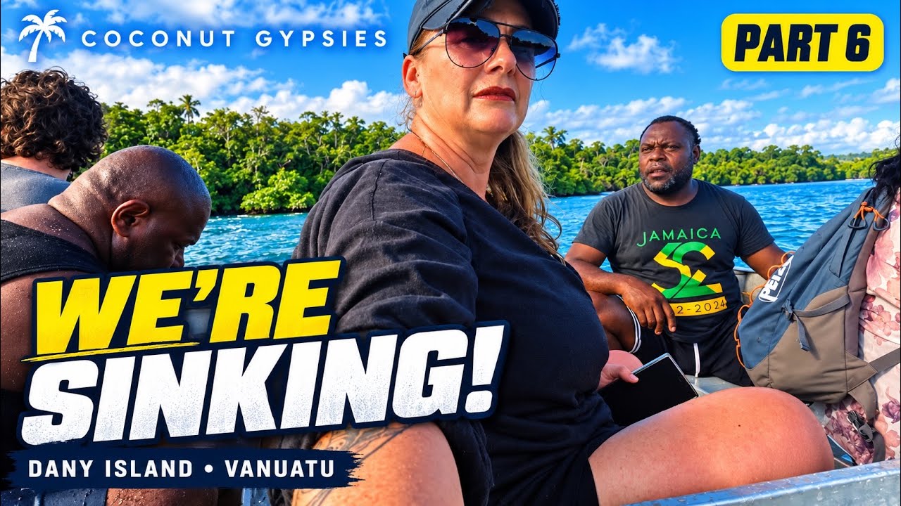 🌊 Sinking Dinghy Adventure to Dany Island | Espiritu Santo, Vanuatu (Part 6)