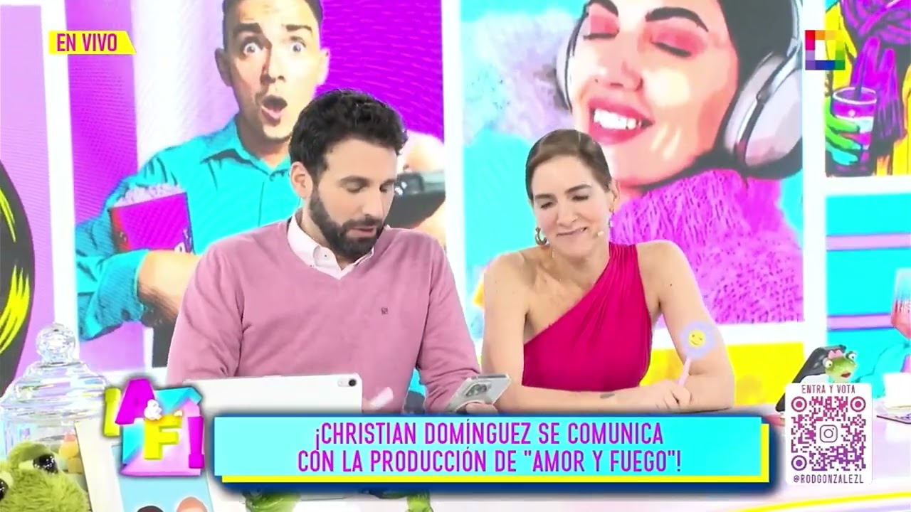 Amor y Fuego - NOV 10 - CHRISTIAN DOMÍNGUEZ SE COMUNICA CON LA PRODUCCIÓN DE “AMOR Y FUEGO” | Willax