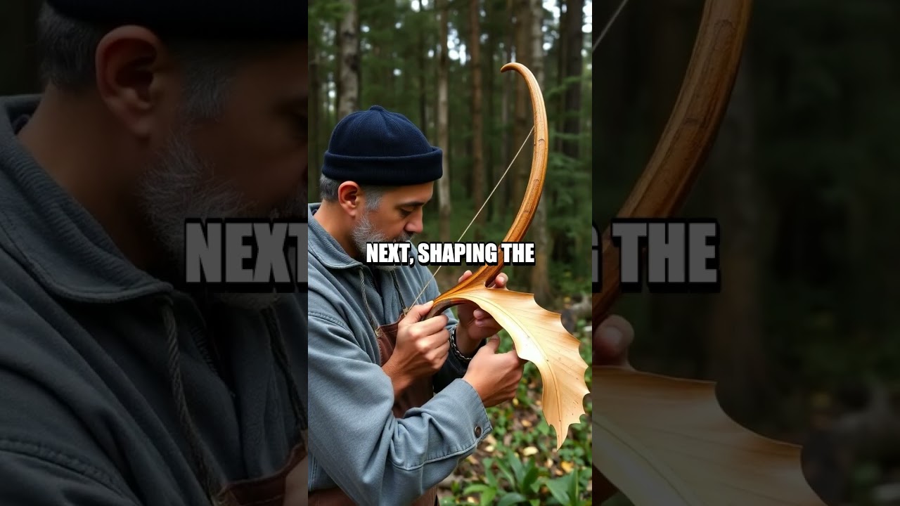 Crafting a Bow and Arrows from Natural Materials