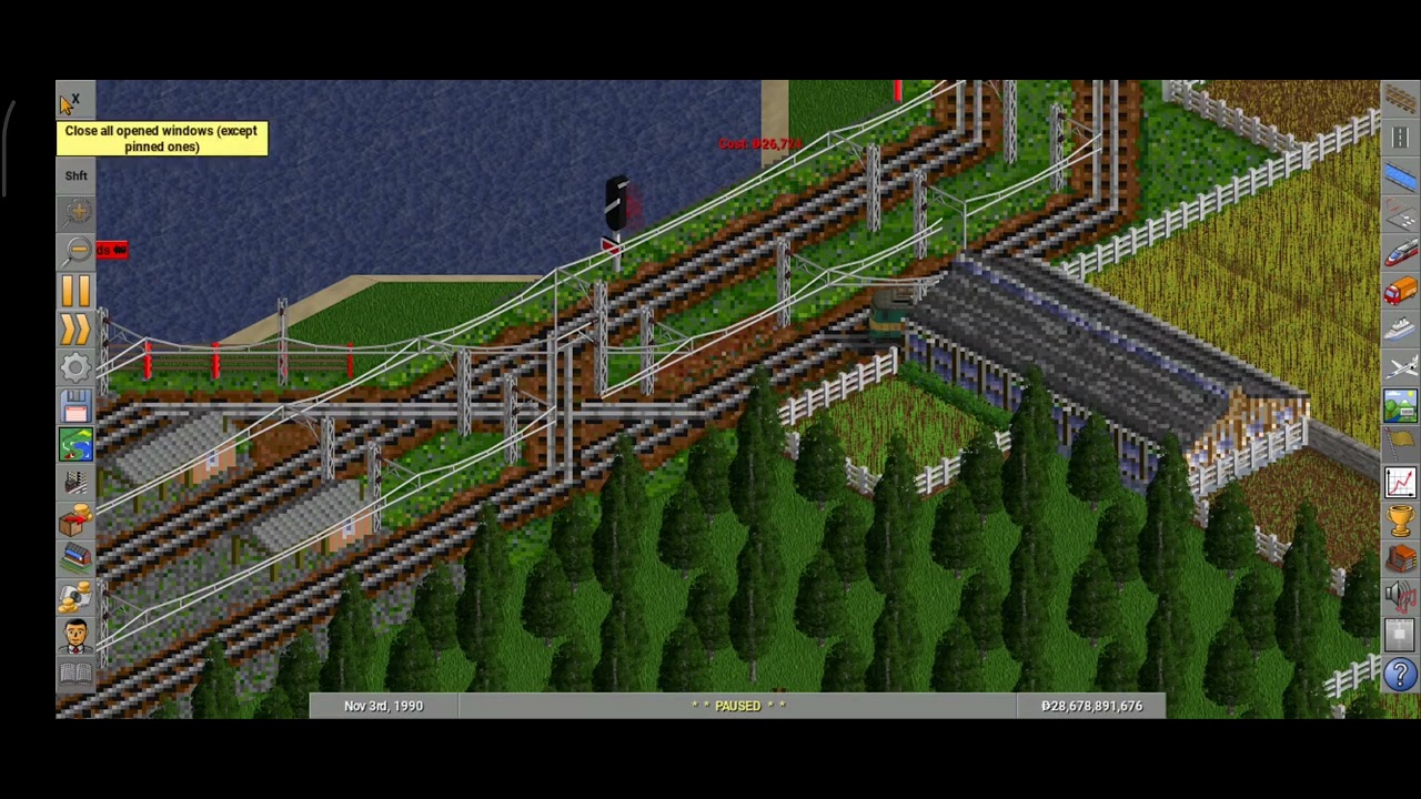 Openttd (Android) S1 Ep. 27 Unfriendly to trees (and longer video)