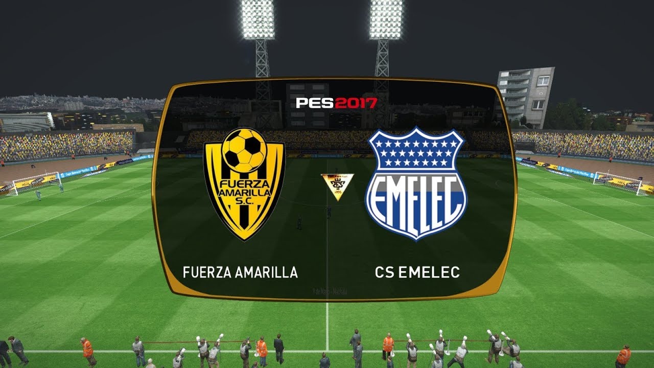 Fuerza Amarilla vs CS Emelec 11/11/2017| 2da Etapa Copa Banco Pacífico | GAMEPLAY PES2017