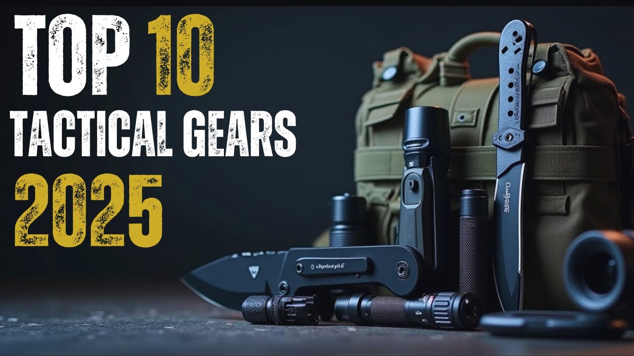 Top 10 AMAZING Tactical Gear & Gadgets You Can Buy on Amazon 2025 (EDC, Survival & Outdoor Tools)