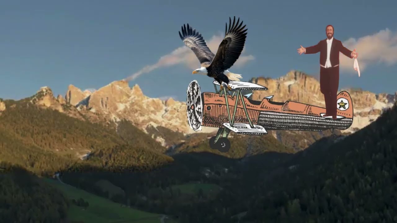 Luciano Pavarotti, Volare, Modugno, Dolomiti