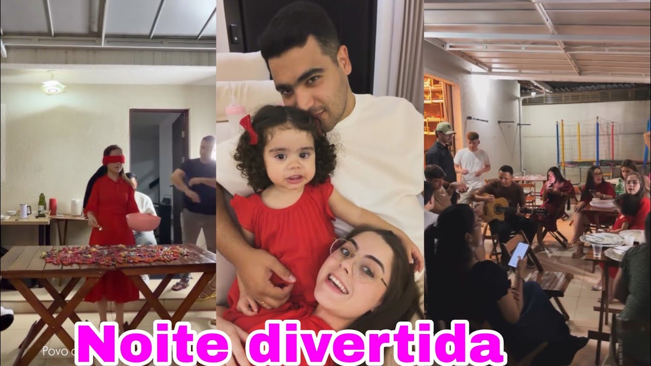 🌟 Emily Mazetto noite de muitas brincadeiras e diversão com a família de Curitiba 