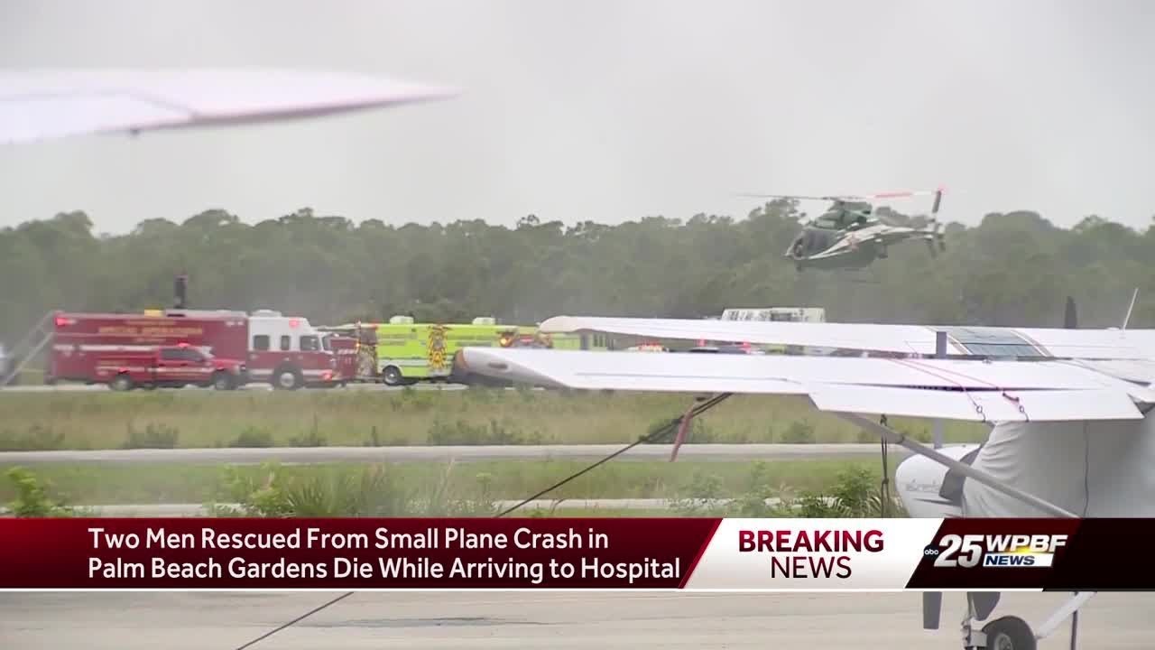 Two dead after airplane veers off runway and crashes into body of water in South Florida
