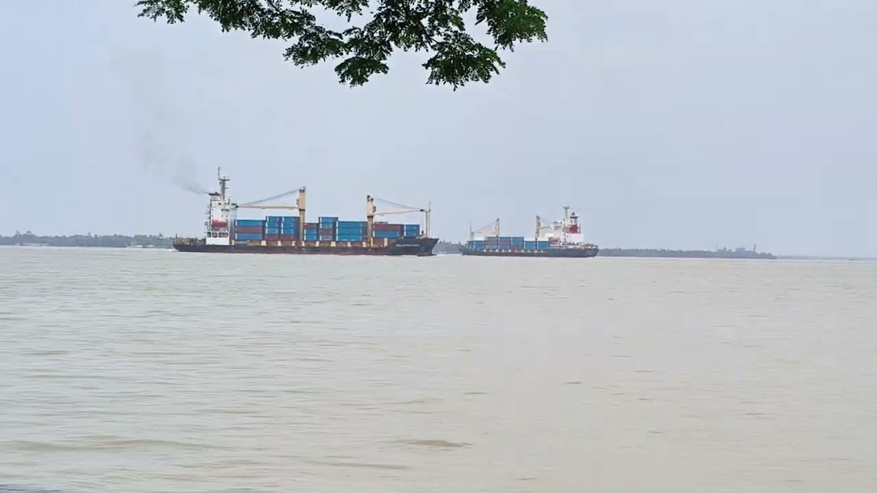 Big ship Going to Haldia Port