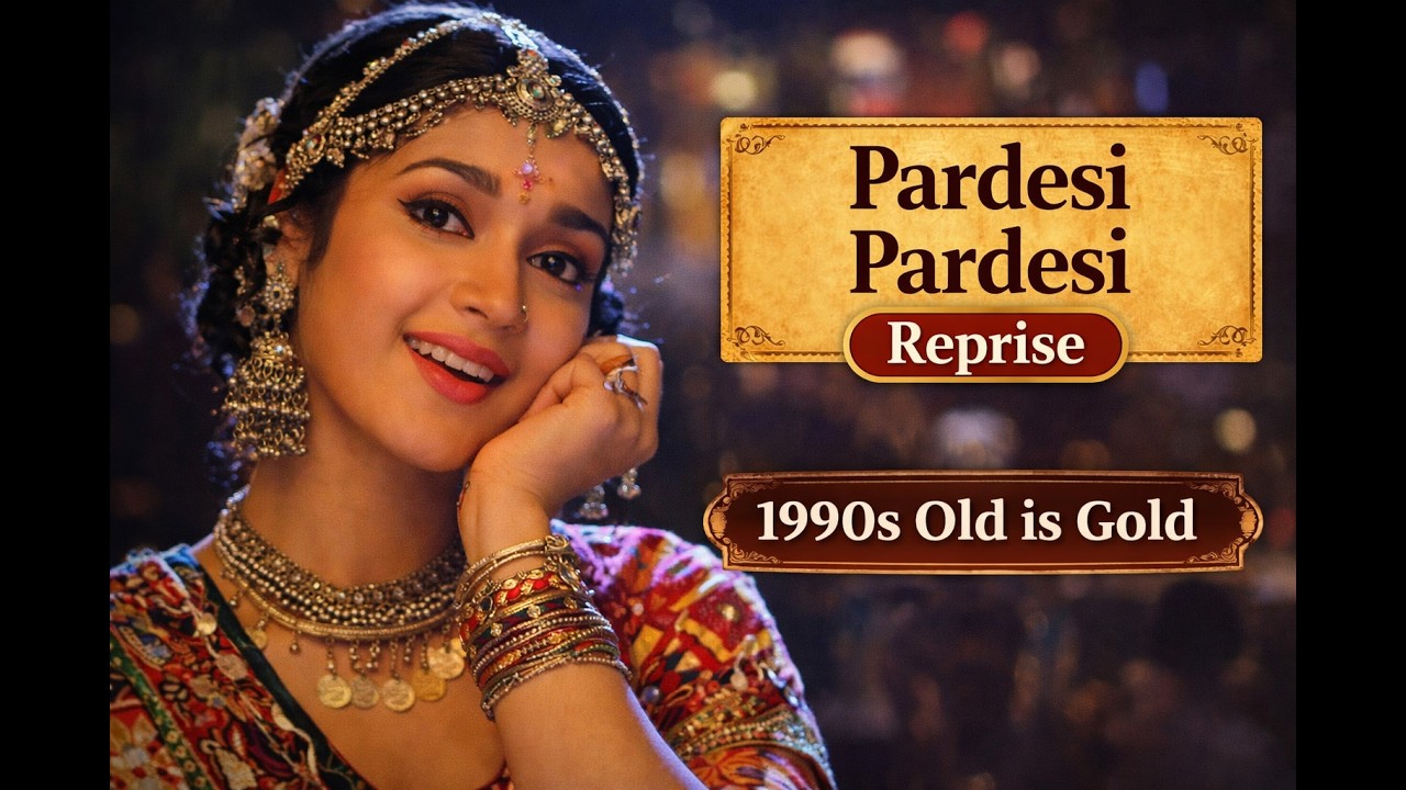 Pardesi Pardesi Reprise 1990s 💖 Old Is Gold | Evergreen Bollywood Romantic Song 🎶 90s nostalgia