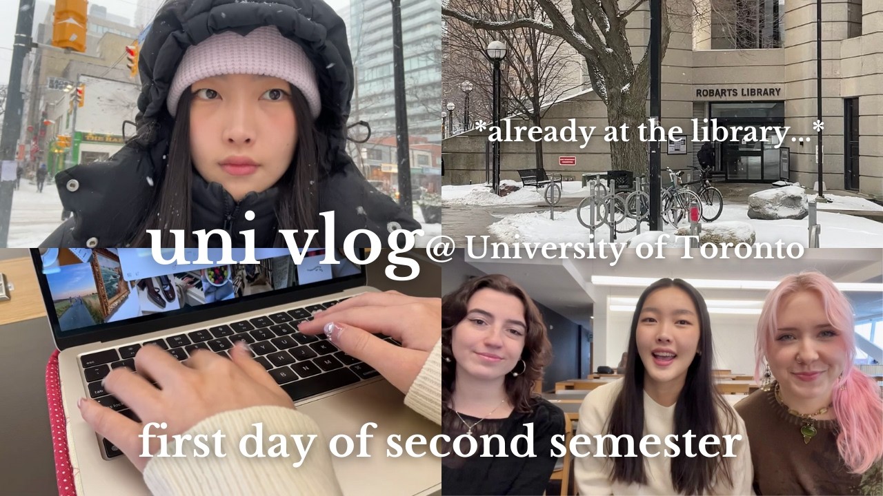 day in my life as a University of Toronto student | third year, lectures, friends, JUDYDOLL unboxing