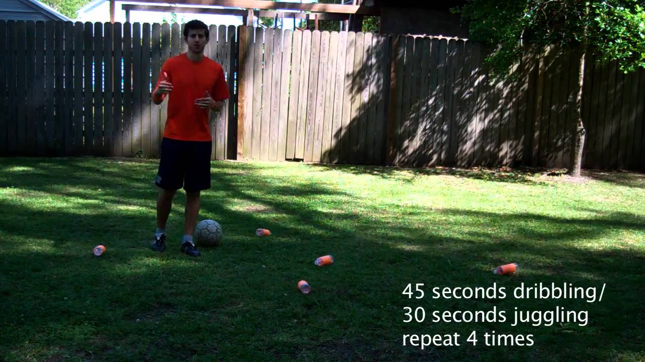 Drills in Soccer - 30 Minute Soccer Training Session #1 - Online Soccer Academy