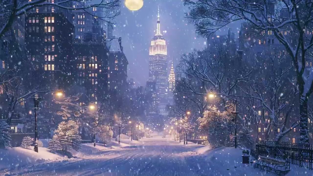ASMR Piano Sound for Sleep | Soft Piano and Snowfall Ambience for Natural Deep Rest