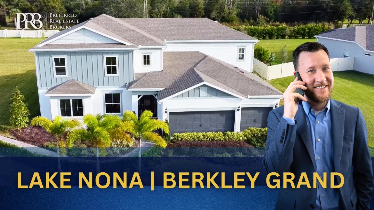 🌟BEAUTIFUL FLORIDA HOME! 🏡 | LAKE NONA | BERKLEY GRAND MODEL TOUR