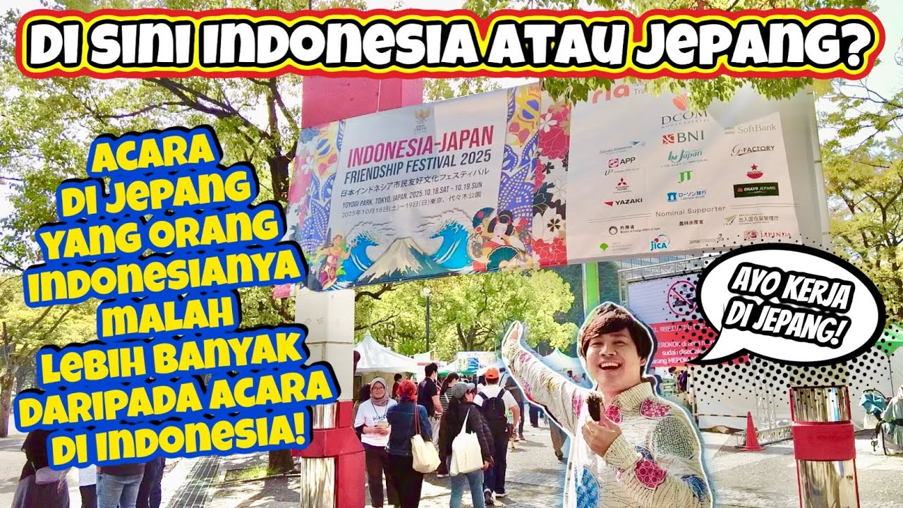 SEKARANG ADA SANGAT BANYAK ORANG INDONESIA DI JEPANG