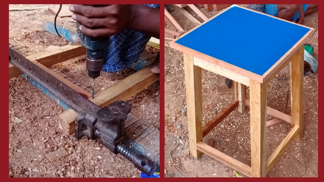 How to make wooden stool | stool making | Sree Hari Constructions
