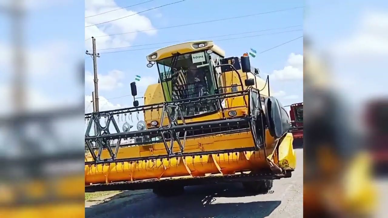 Kombaynlar mavsumga tayyor | Harvesters show | Парад комбайнов | CASE IH CLAAS LIDA VECTOR NH