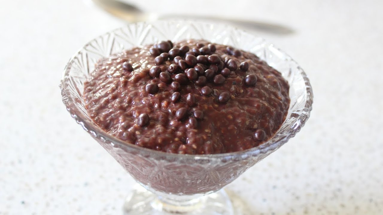 Chia Chocolate Pudding - Chocolate Dessert from Chia Seeds
