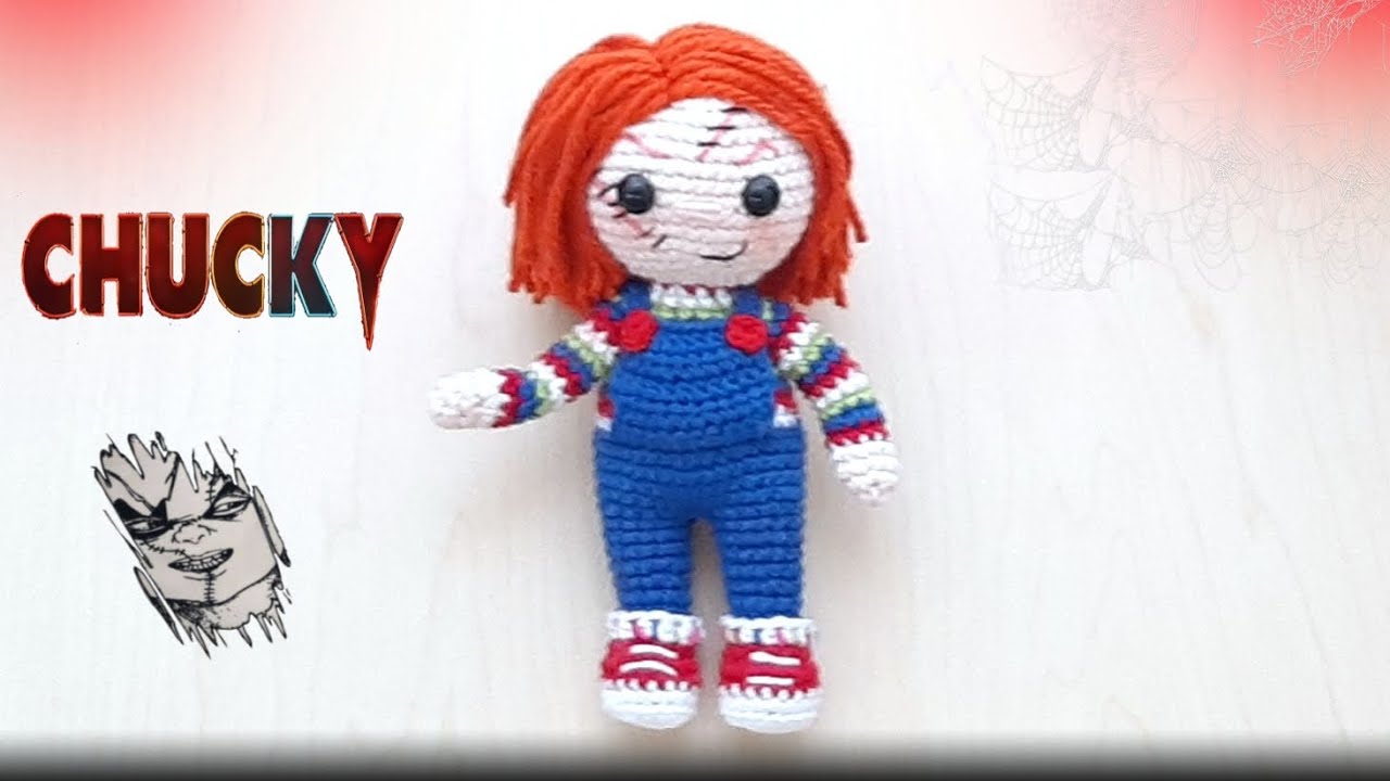 😱CHUCKY  AMIGURUMI  TEJIDO FACIL / TUTORIAL PASO A PASO  ( PRIMERA PARTE  )😱