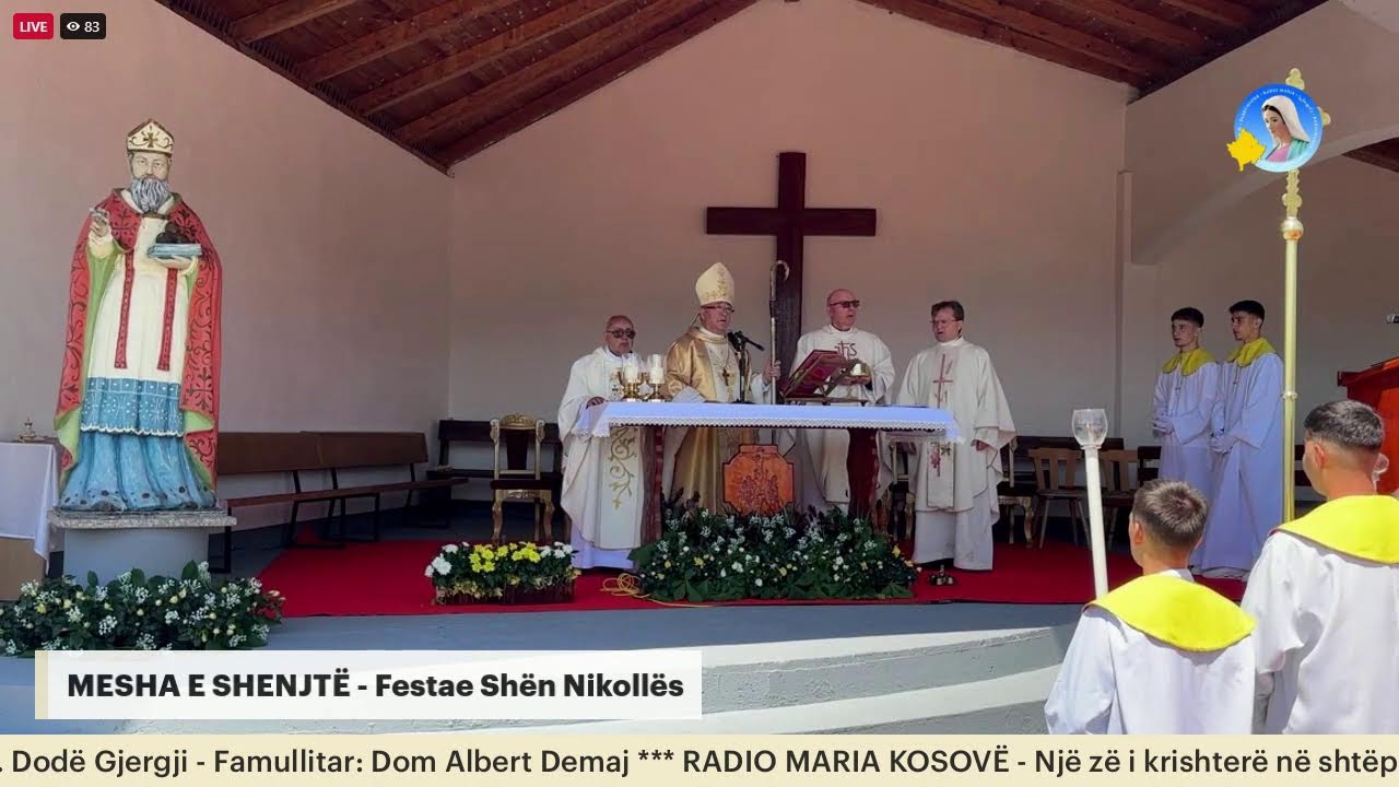 MESHA E SHENJTË - Festae Shën Nikollës