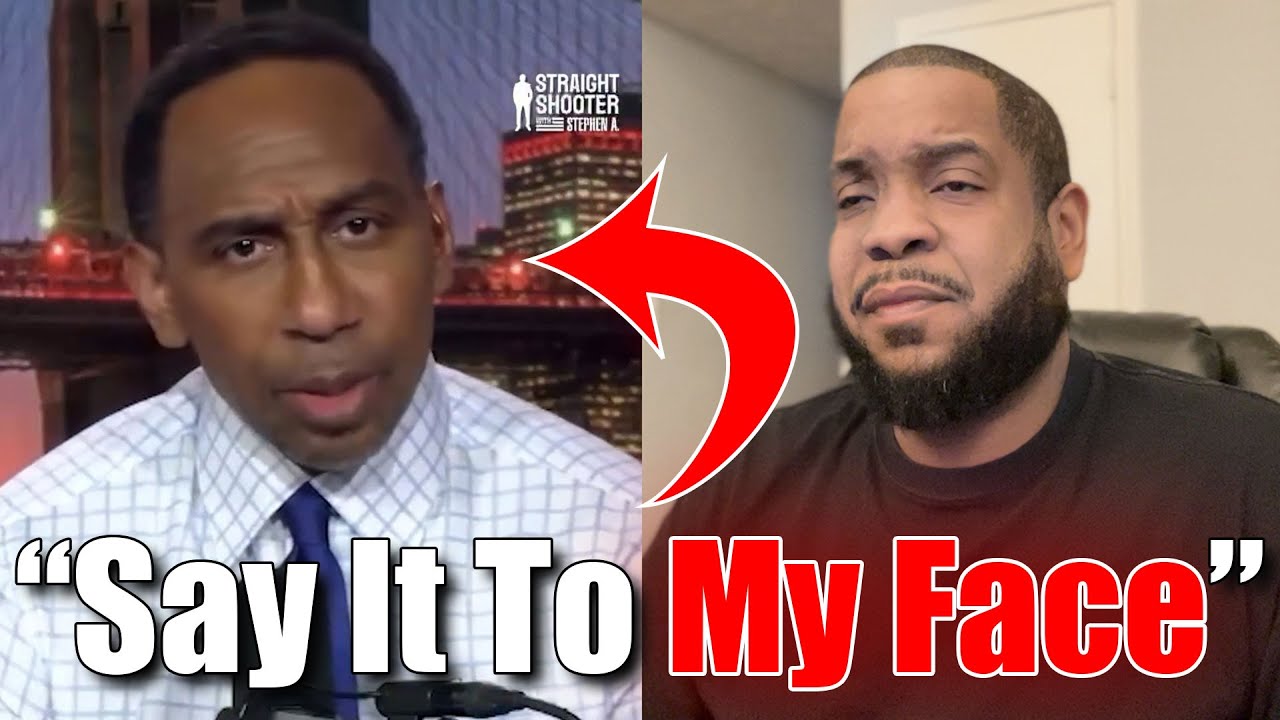 Stephen A Smith CLAPS BACK At Jasmine Crockette After She Calls Him THIS