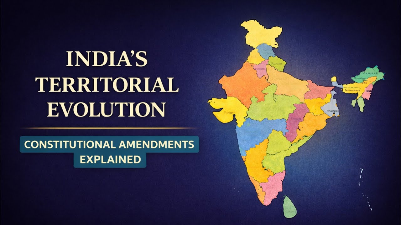 Territorial Integration of India Through Constitutional Amendments🔥