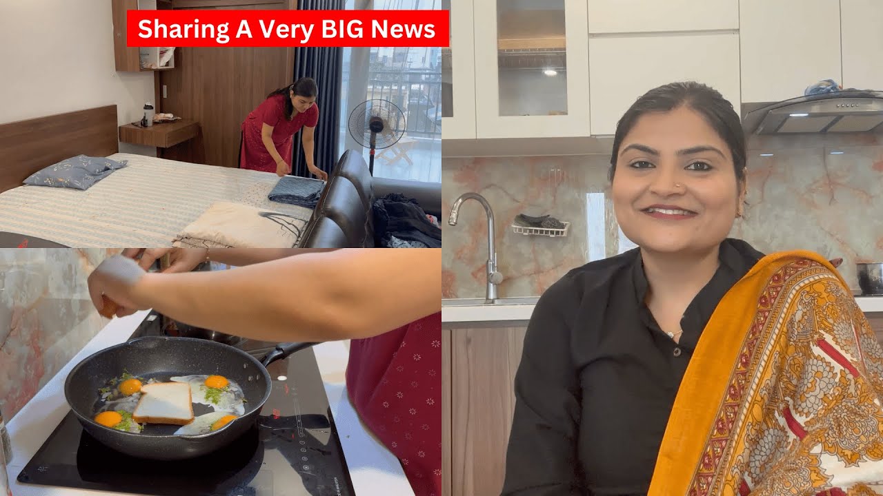 मेहनत से सपने सच होते है- Sharing A Very BIG News With you All~ Real Homemaking Vlogs