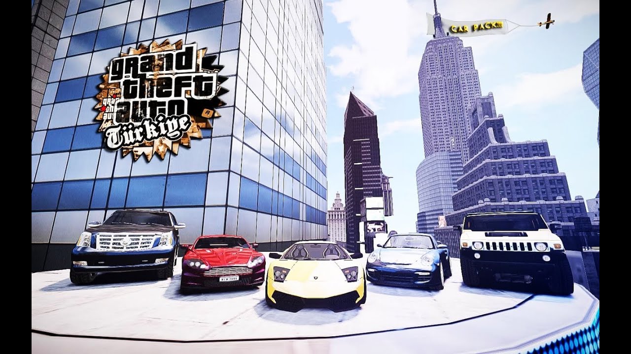 New Mega Car Pack 2013 for GTA IV & Barack Obama MIX Song