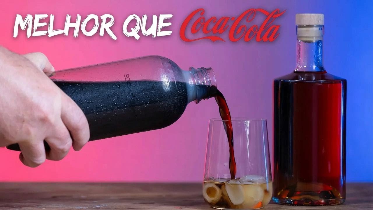 Recriei uma Coca-Cola ainda melhor para drinks