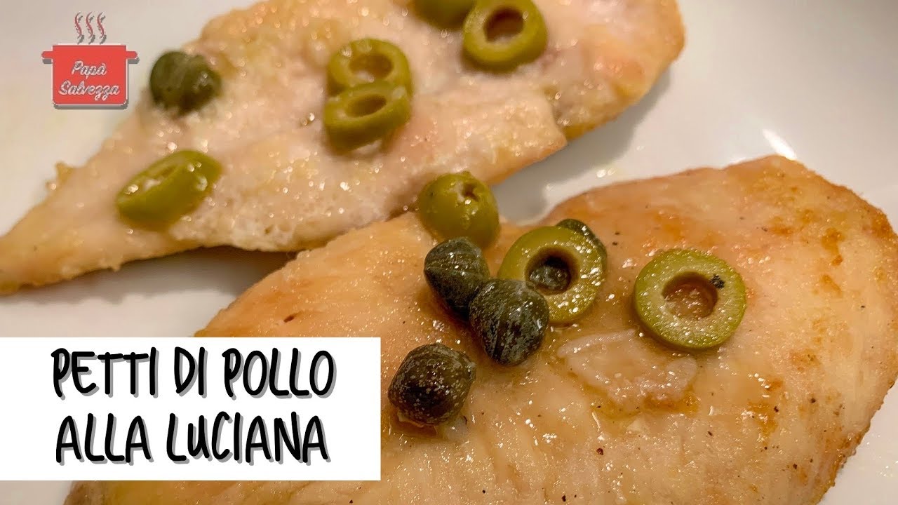 PETTI DI POLLO ALLA LUCIANA che piacciono ai bambini