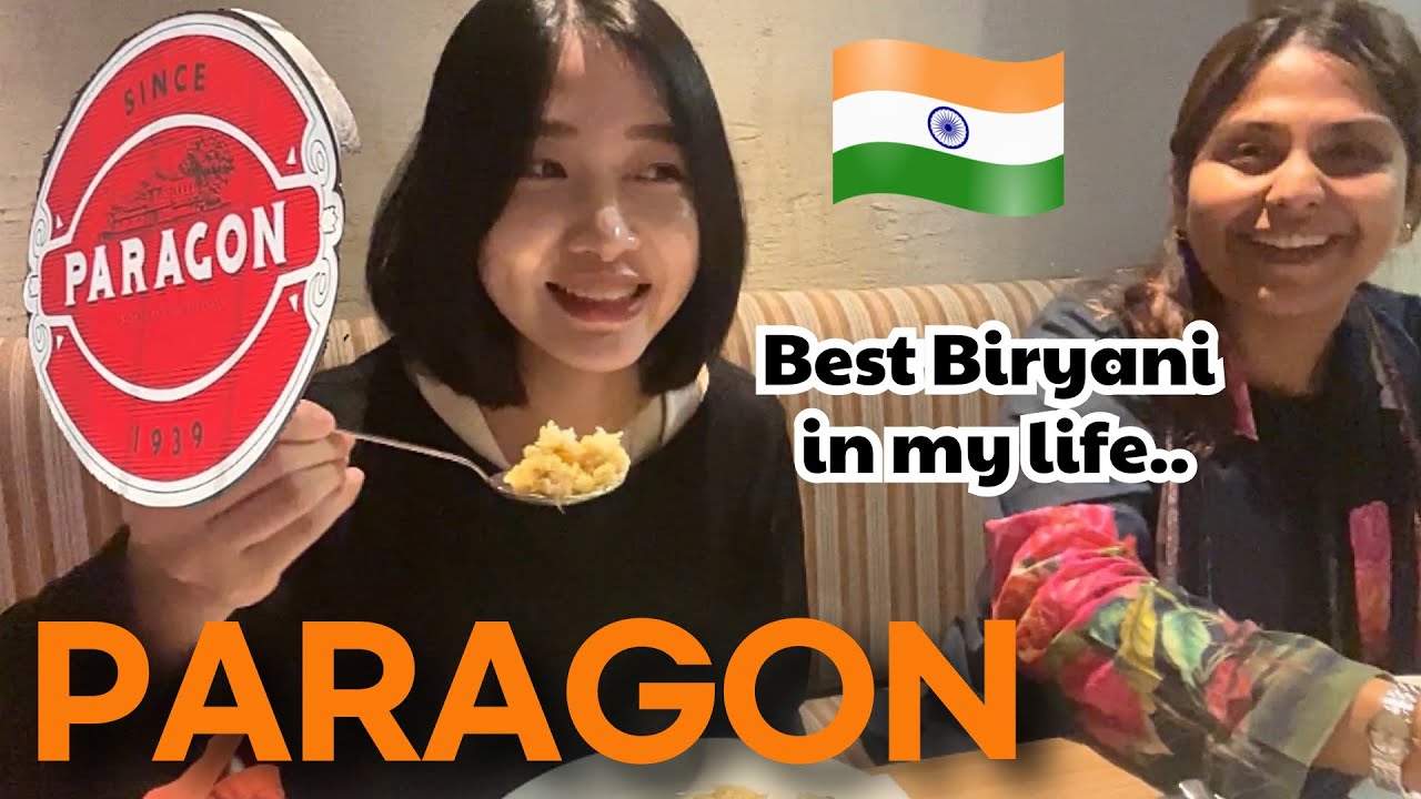 🇮🇳Korean girl having best biryani in Paragon, Kozhikode, Kerala, India 인도 코치코드 브이로그