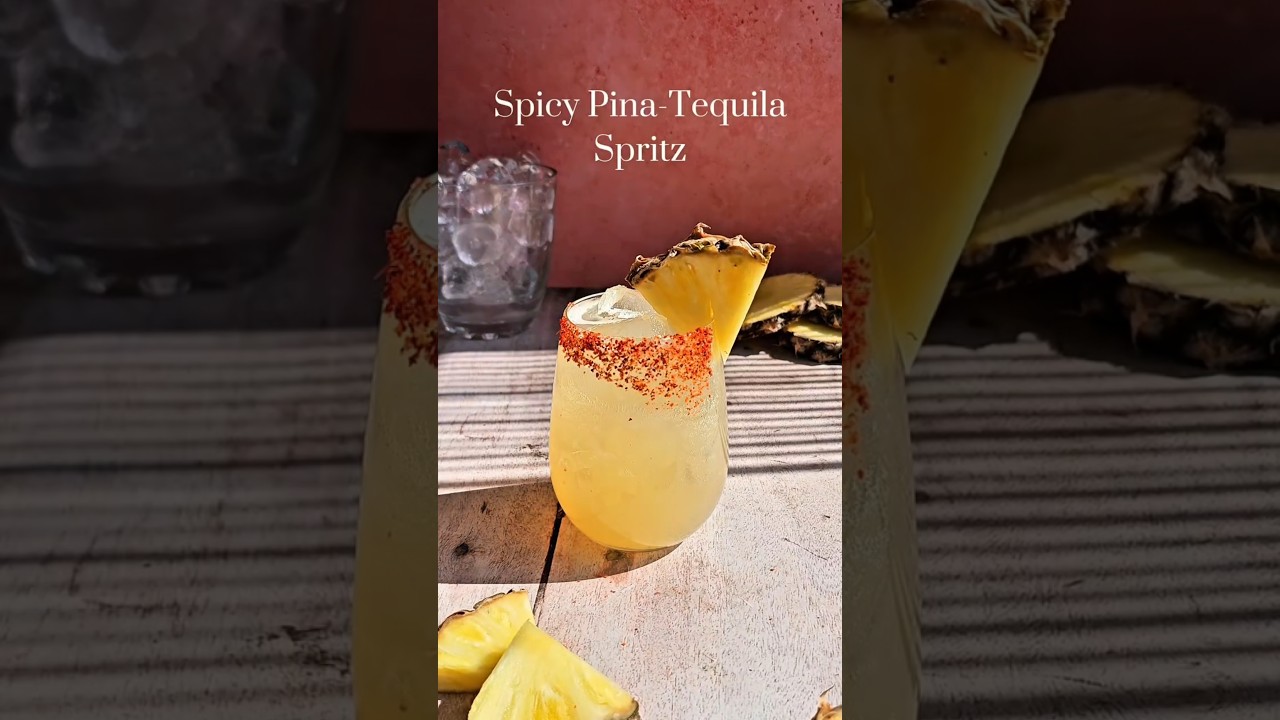 Spicy Pina-Tequila Spritz Cocktail Recipe by The Ice Co