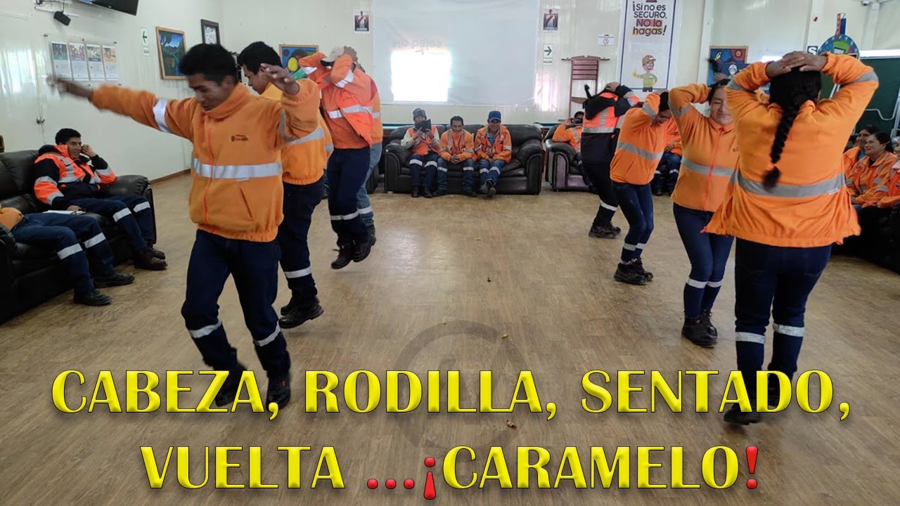 DINAMICA SUPERDIVERTIDA, RODILLA, CABEZA, SENTADO... ¡CAARAMELO!