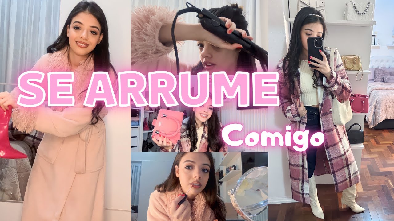 SE ARRUME COMIGO PARA UM ENCONTRO NO CINEMA! MAKE + CABELO + LOOK PARA O FRIO