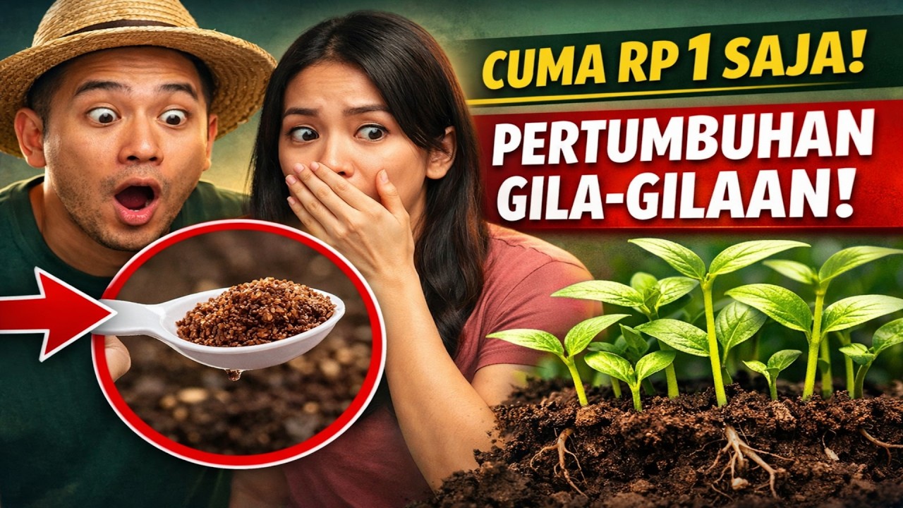 TOKO PERLENGKAPAN KEBUN BENCI RESEP INI! 🤫 BOOSTER ALAMI HANYA RP 1 SAJA: BIBIT PASTI TUMBUH SANGA