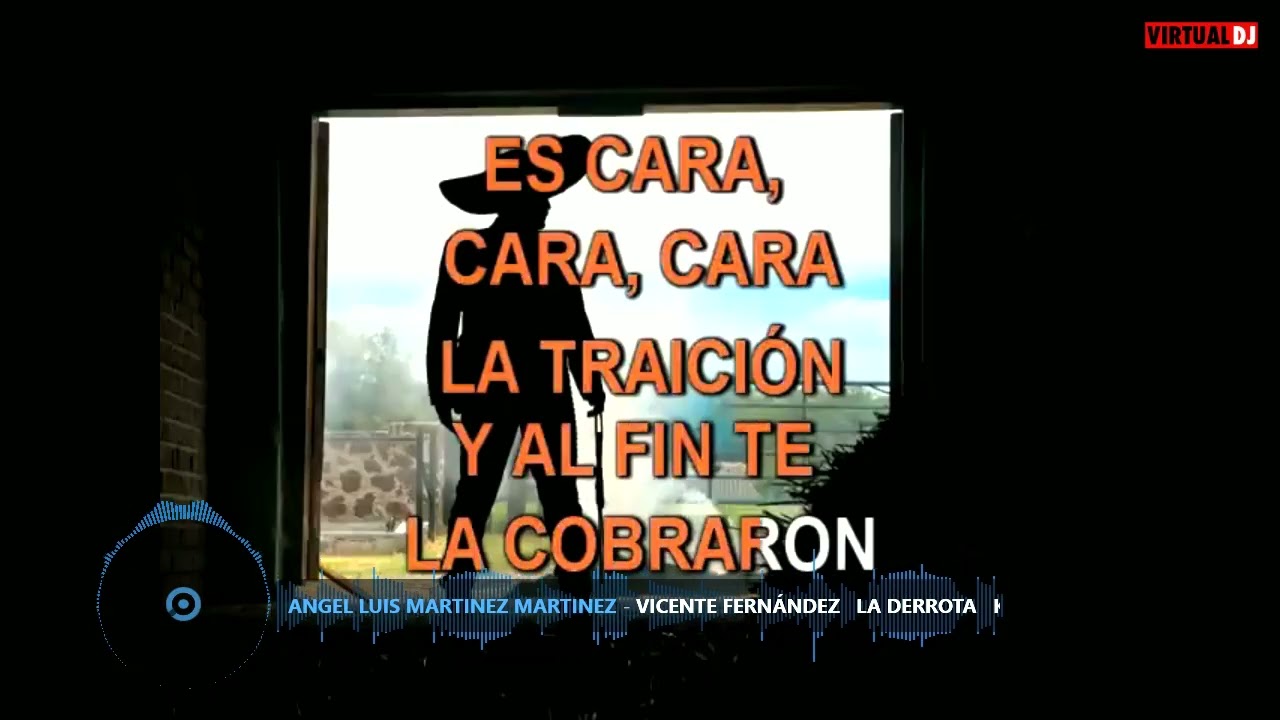 La derrota karaoke edit