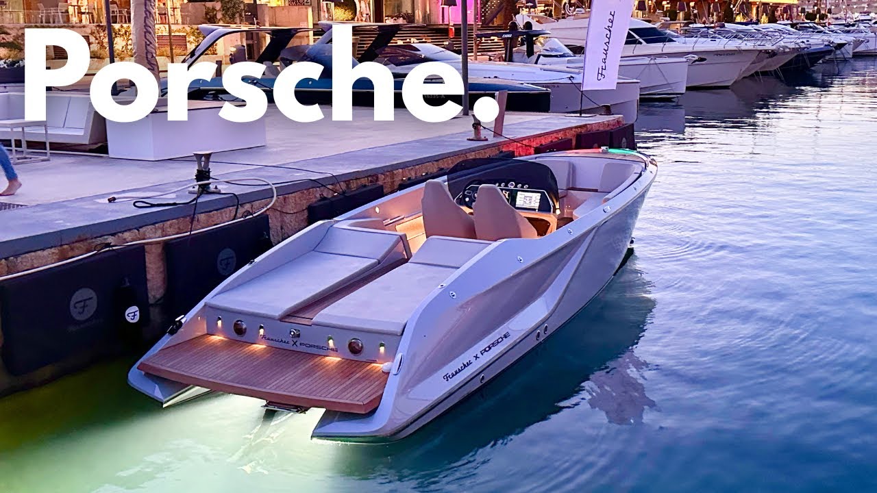 The Frauscher X Porsche 850 Fantom Air, 100% electric